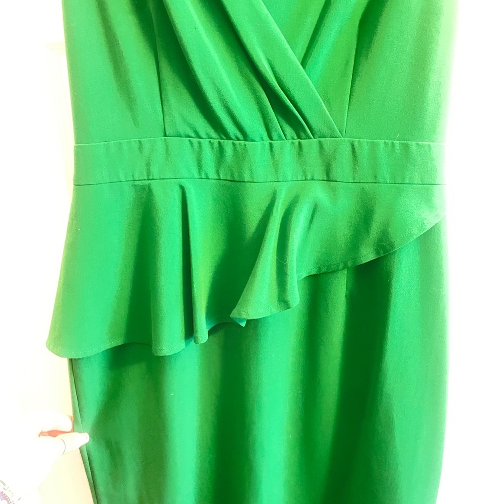 Worthington Asymmetrical Green Dress